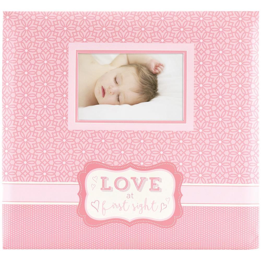 MBI Expressions Post Bound Album W/Window 12"X12" - Love at First Sight