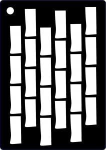 Creative Expressions Mini Stencil Bricked