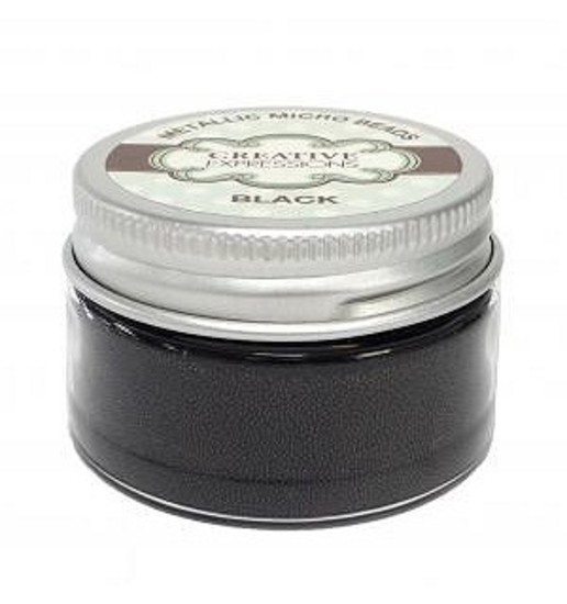 Creative Expressions Metallic Micro Beads Black 50g