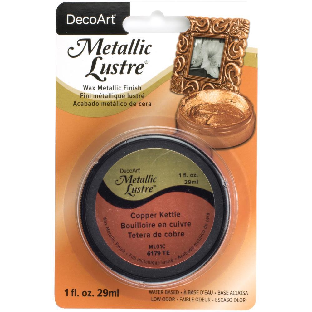 Deco Art Metallic Lustre Wax Finish 1oz Copper Kettle