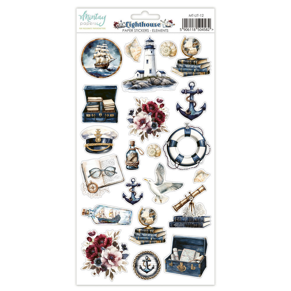 Mintay Papers 6x12 Stickers Sheet Lighthouse